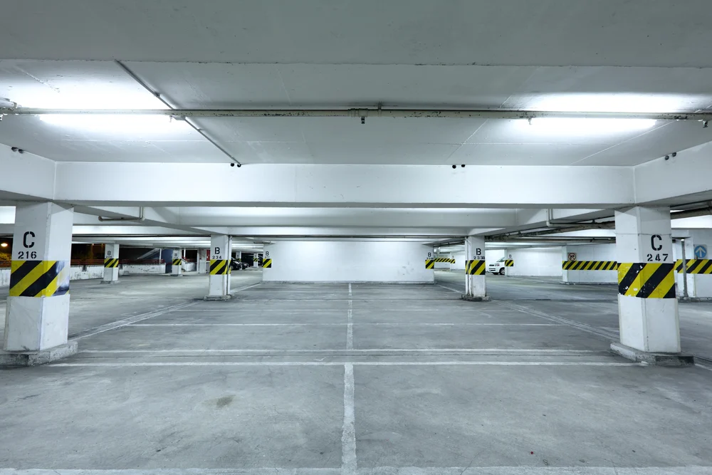 the best work out center/gym parking areas